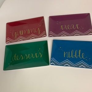 Dessert Plates 6 pieces Melamine plates